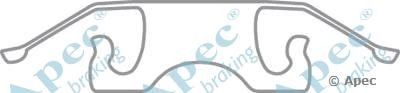 APEC BRAKING kit1064 -  Комплектующие, тормозные колодки